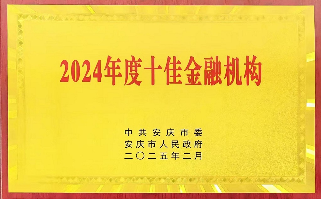 2024年度十佳金融機(jī)構(gòu)